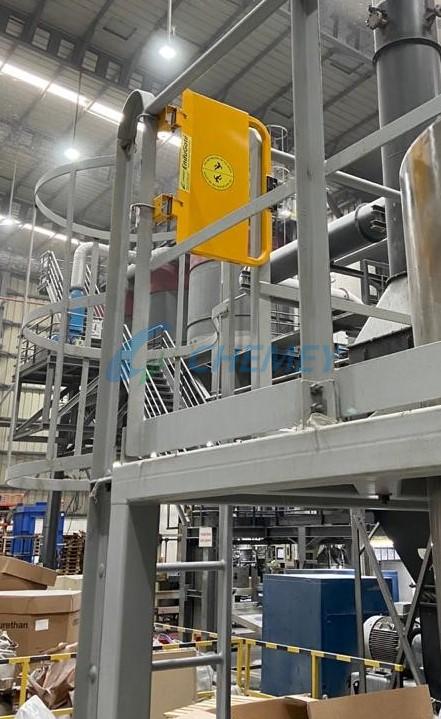 Industrial safety swing gates