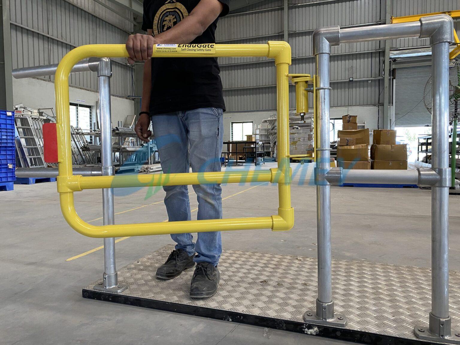 The Importance of Safety Gates in Enhancing Workplace Safety | Chemey