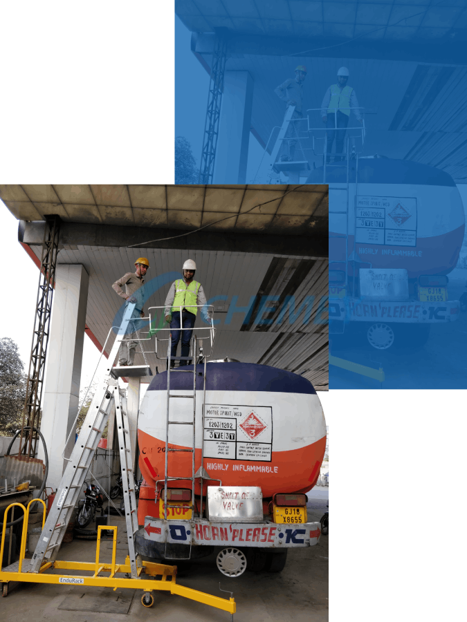 Tanker Platform Ladder and Truck Access Ladder | Chemey Mechatronics