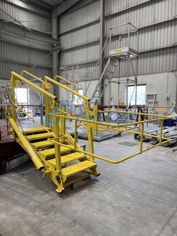 Retractable Access Platform – Folding Stairs