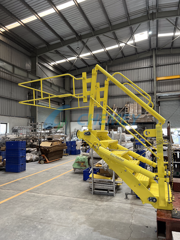 Retractable Access Platform – Folding Stairs
