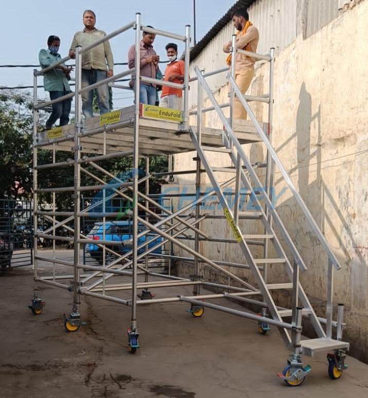 MOBILE SCAFFOLD SOLUTION TO DESALINATION PLANTS