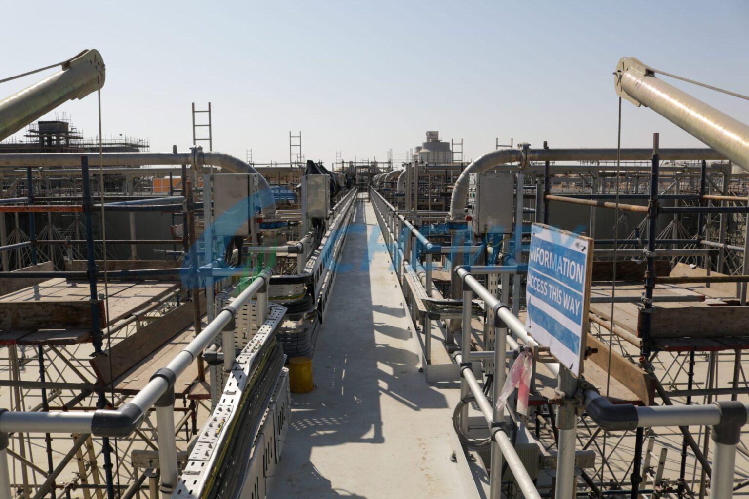 5650 Mtr Perimeter Guard Rail in KSA STP | Chemey