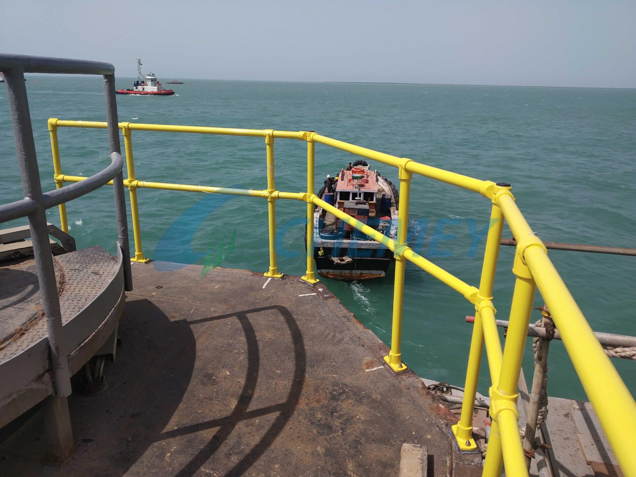 Putting railing around Freshwater, Wastewater, or Sea Water (Saline water) present itself with several challenges.