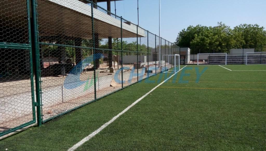 Honeycomb fencing for Sports Area