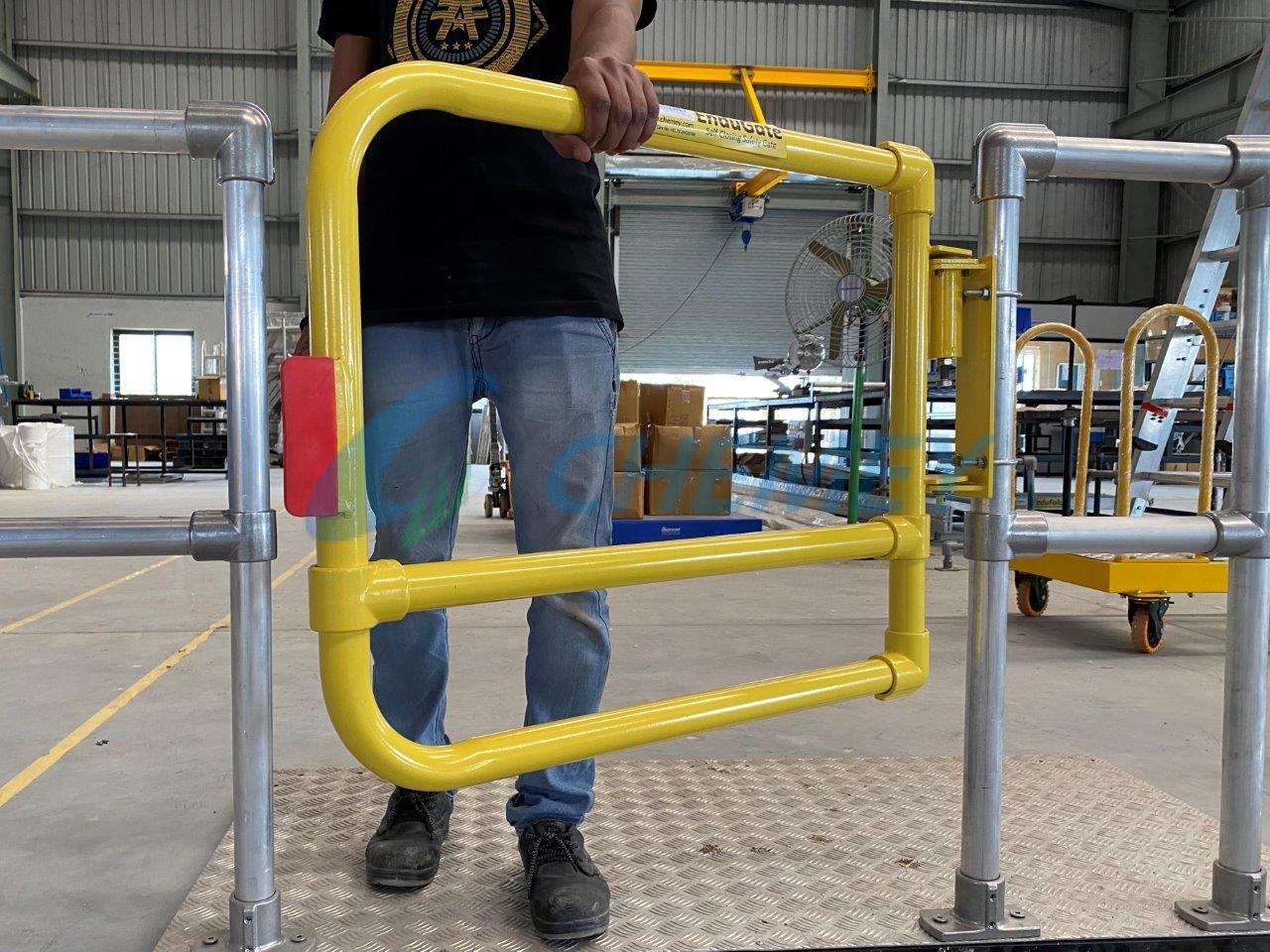 OSHA does not allow chains to be used as fall protection anymore