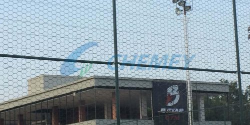 Honeycomb fencing for Sports Area