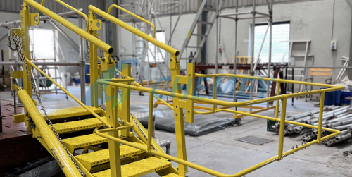 Retractable Access Platform – Folding Stairs