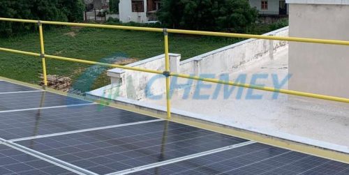 Product Safety Railing for Metal Roof