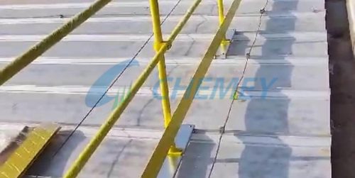 Product Safety Railing for Metal Roof