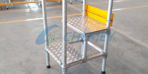 Work Platform with Handrails