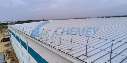 Product Safety Railing for Metal Roof